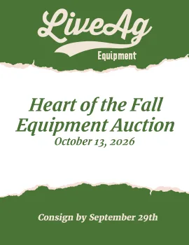 Heart of the Fall Equipment Auction Banner