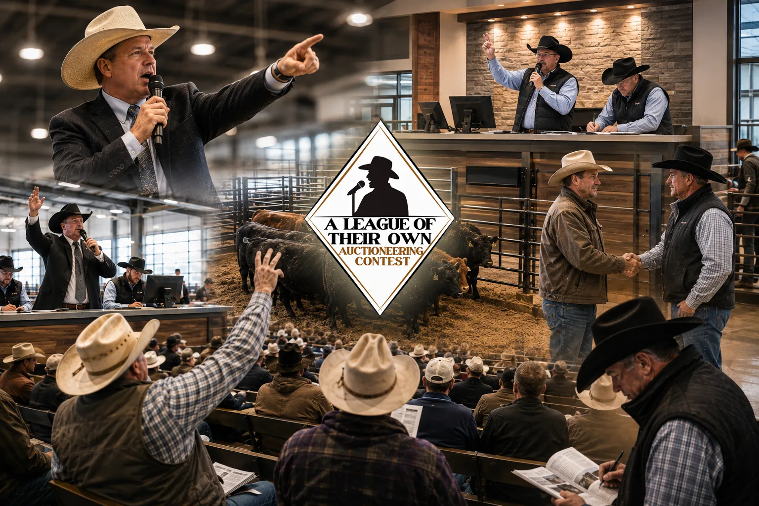 Host livestock market sale ring