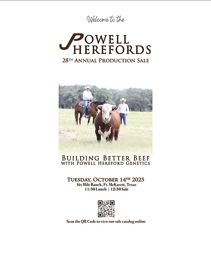 Powell Herefords poster image