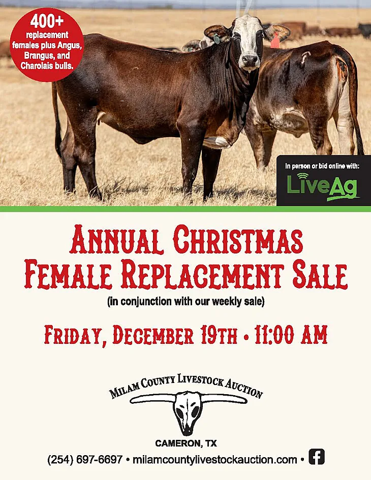 Milam County Livestock Auction poster image