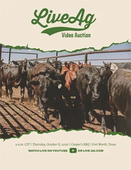 LiveAg Commercial Auction October 2026