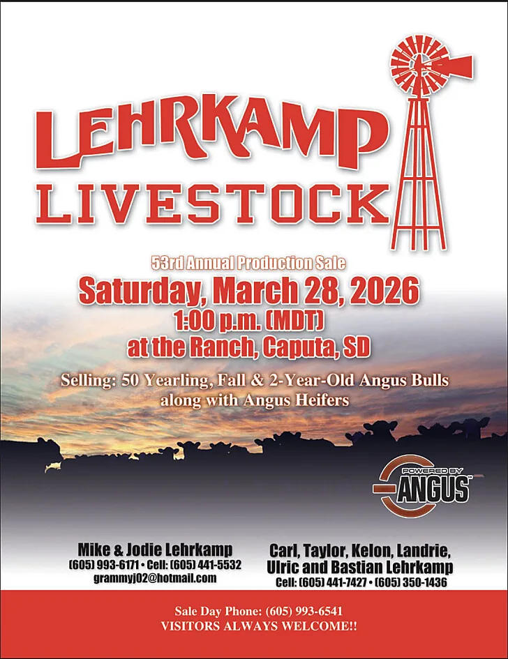 Lehrkamp Livestock poster image