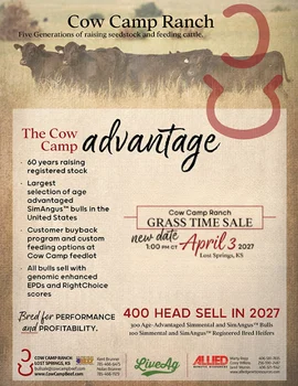 CowCamp GrassTime Sale Poster
