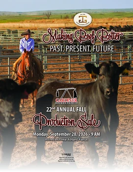 Gardiner Angus Ranch - 22nd Annual Fall Production Sale Poster