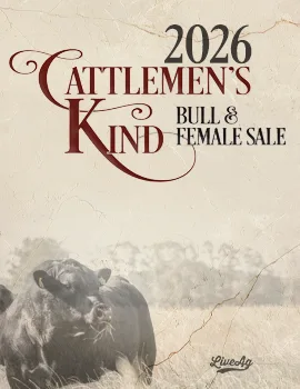 L-R Cattlemens Kind Annual Bull Sale Poster
