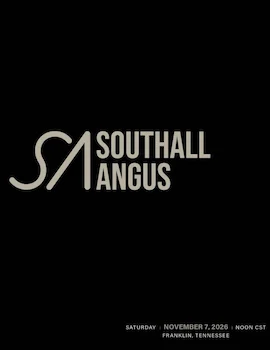 Southall Angus Production Sale Catalog Cover