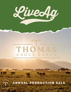 Thomas Angus Ranch Annual Production Sale Poster